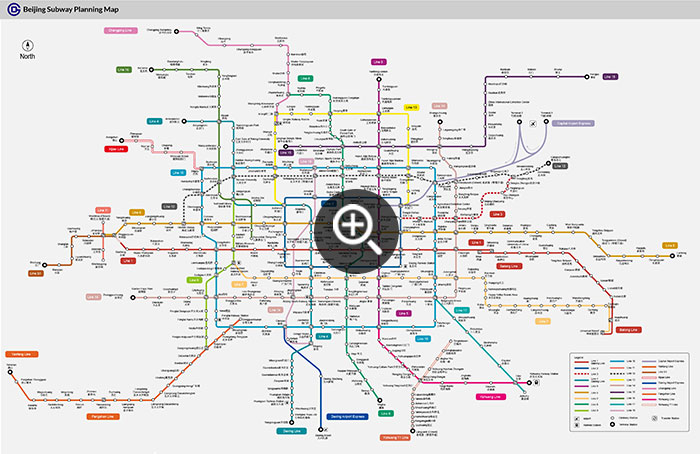 北京地铁规划图