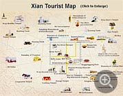 西安旅游地图