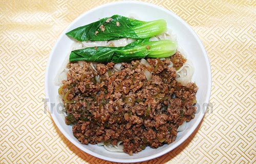 肉末面完成