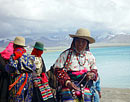 西藏纳木错天湖