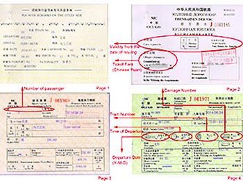 国际机票样本